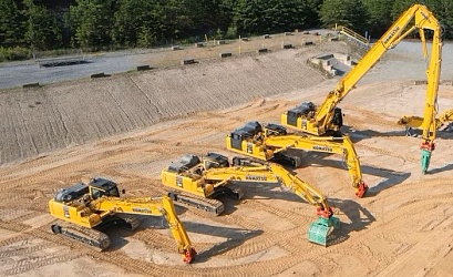Komatsu выводит на рынок США 4 экскаватора-разборщика