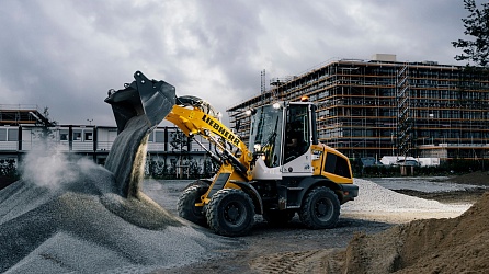 Liebherr представляет новый электрический колесный погрузчик L 507 E