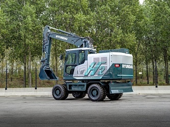 Hyundai фокусируется на водородном будущем, начиная со своего экскаватора HW155H